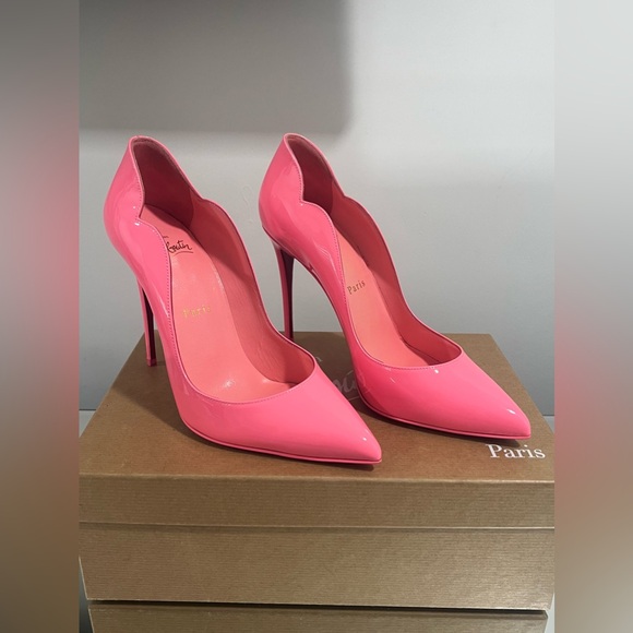 Christian Louboutin Hot Chick 100mm Bubble Gum - Picture 2 of 7